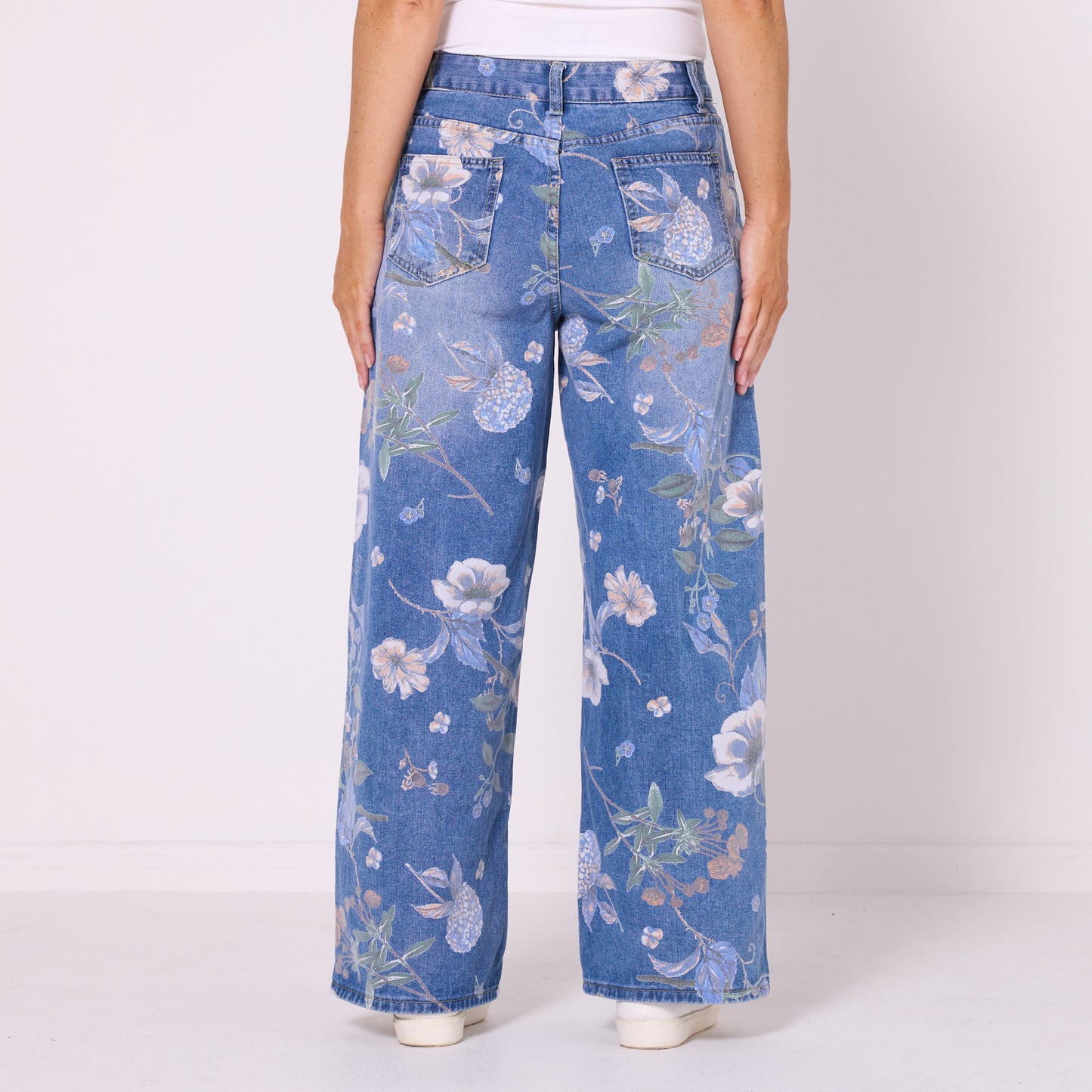 Willow Garden Wide Leg Jeans