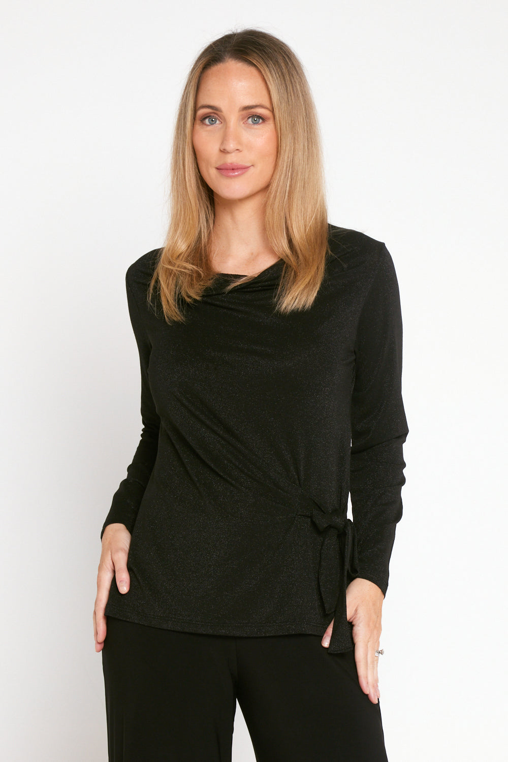 Esther Lurex Top - Black