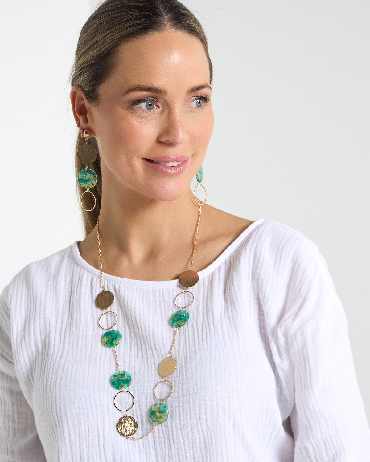 Delamare SET - Gold/Emerald