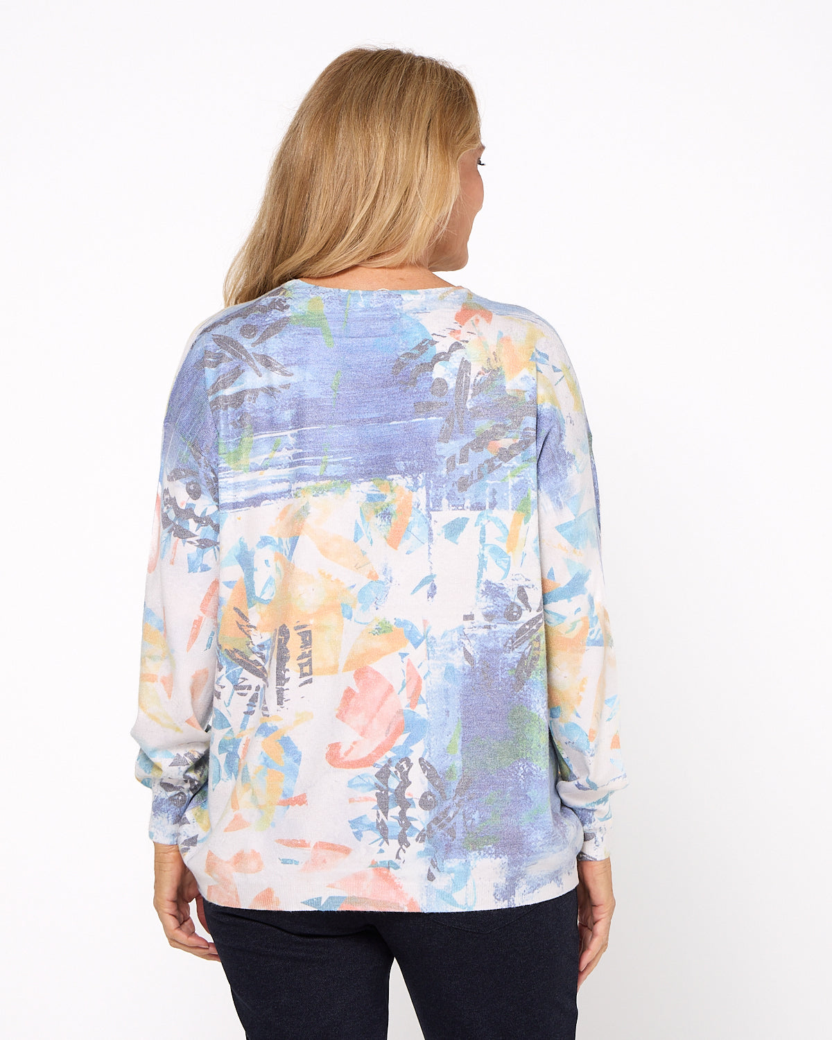 Balwyn Knit - Blue/Gold