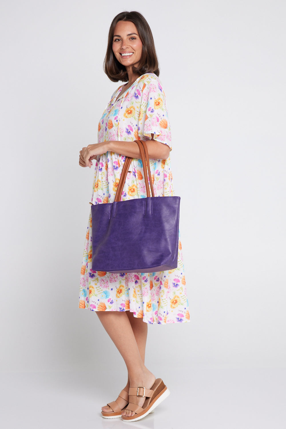 Avery Cotton Dress - Spring Wildflowers