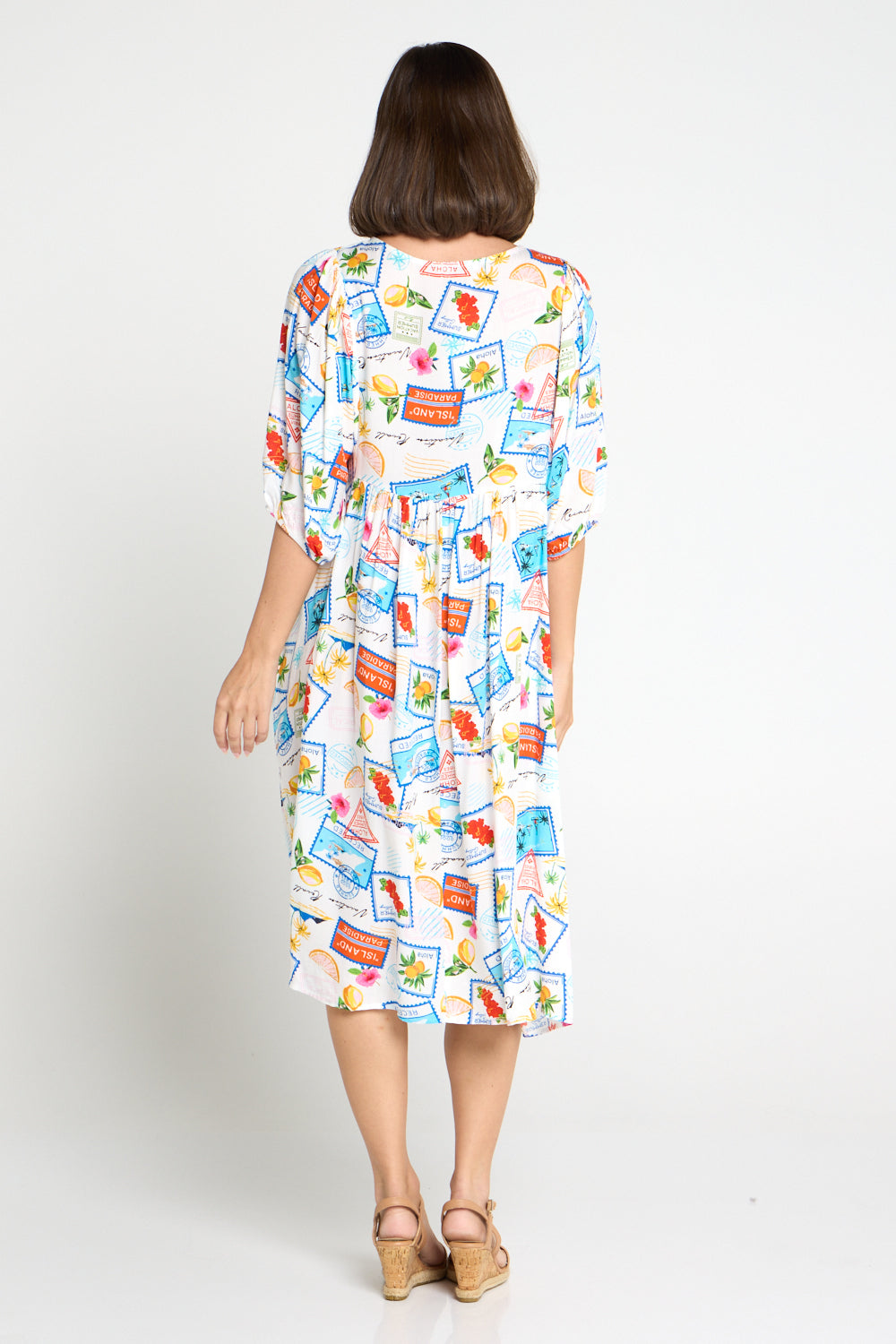 Shannon Dress - Bon Voyage Print