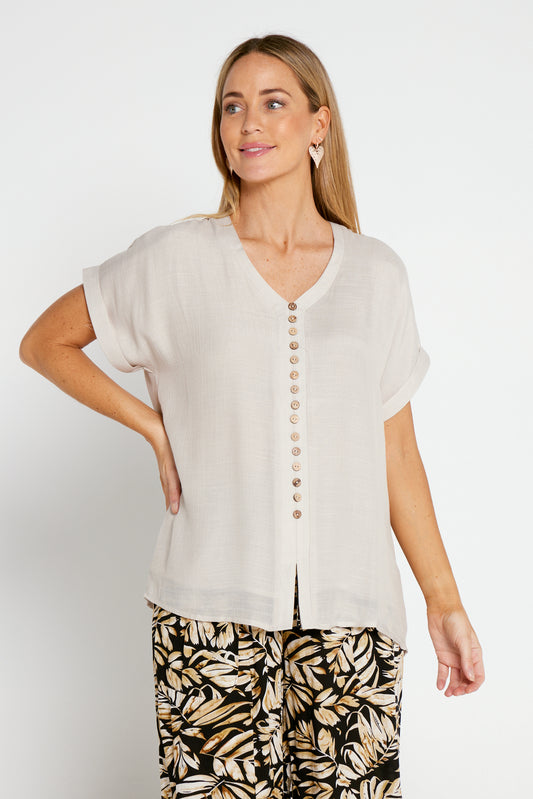 Gemma Top - Beige