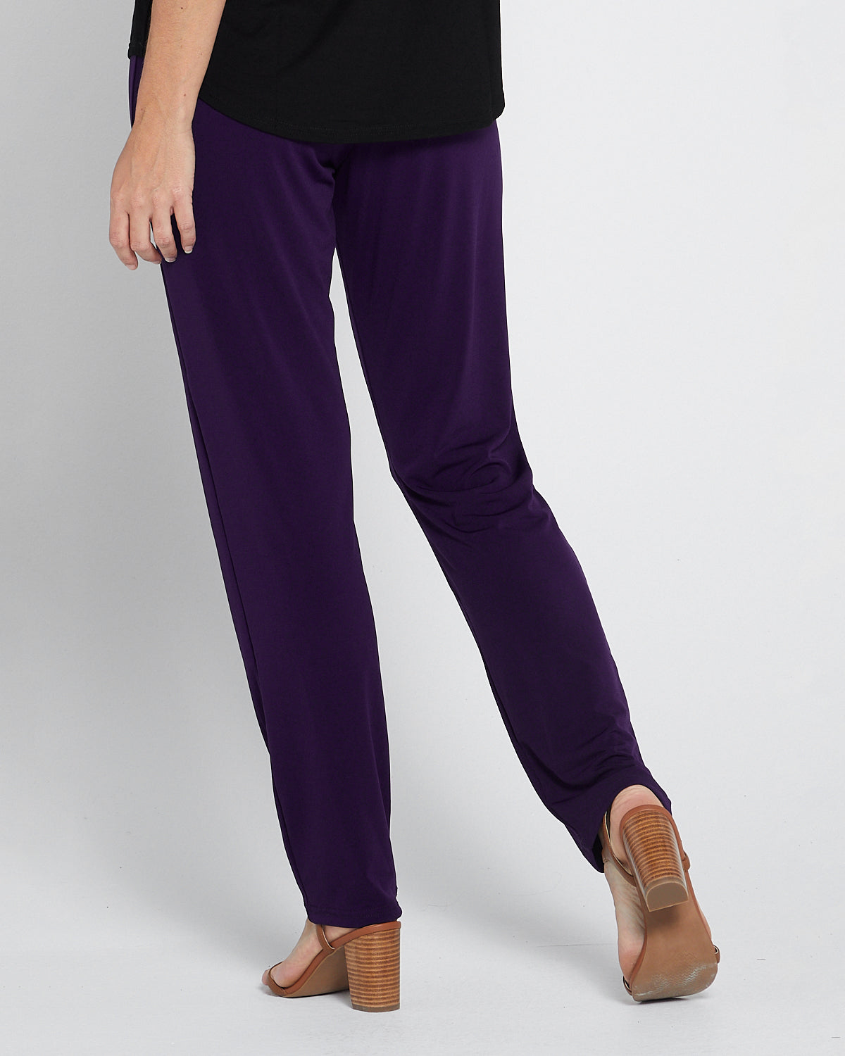 Gianna Pants - Eggplant