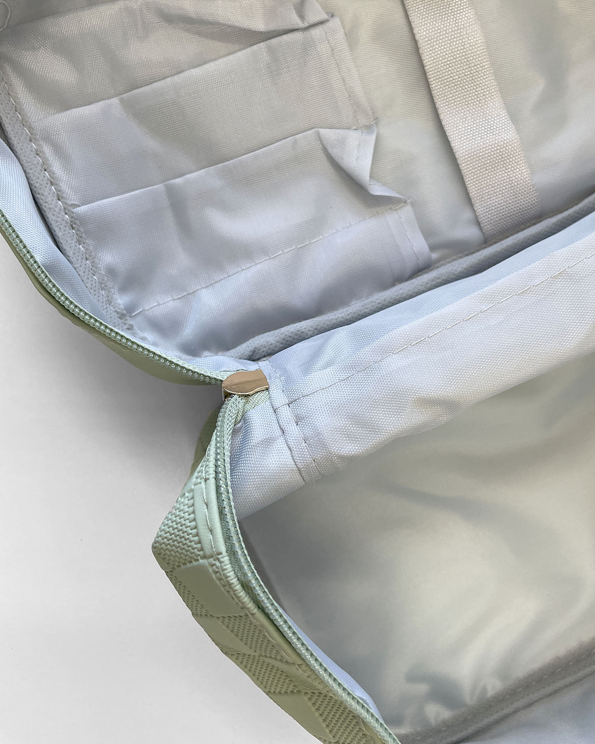 Globetrotter Cosmetic / Travel Case - Sage Check