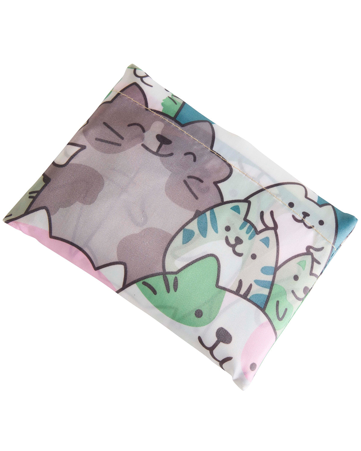 Large Reusable Shopping Bag - Fat Cats