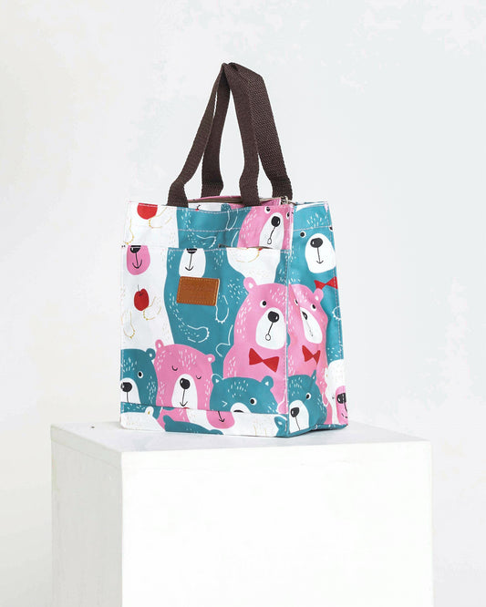Candy Bears Lunch Bag – Pink & Teal
