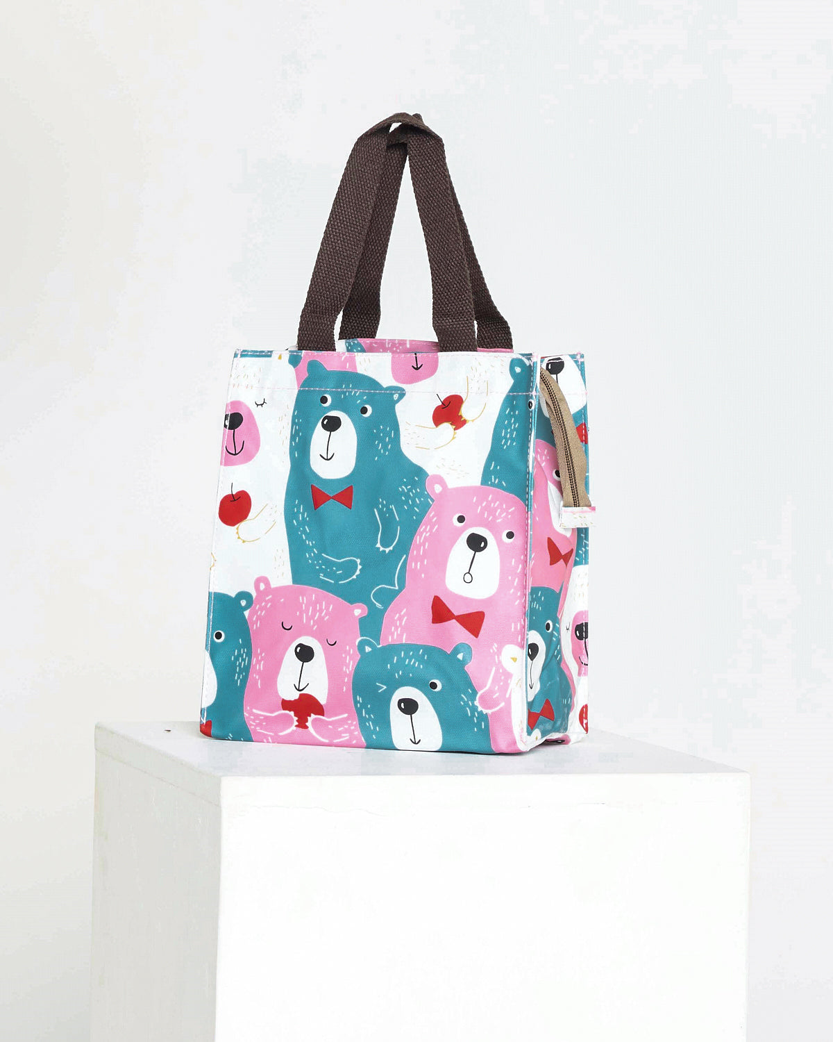 Candy Bears Lunch Bag – Pink & Teal