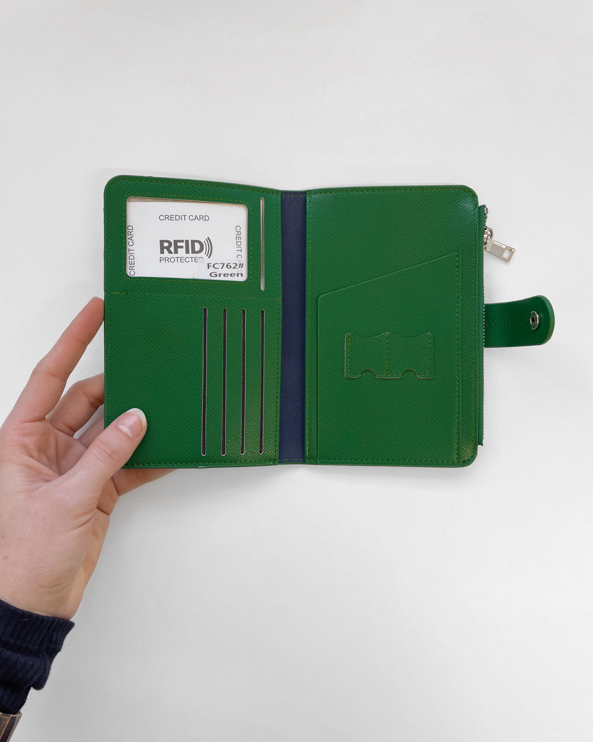 Passport Wallet - Emerald Green