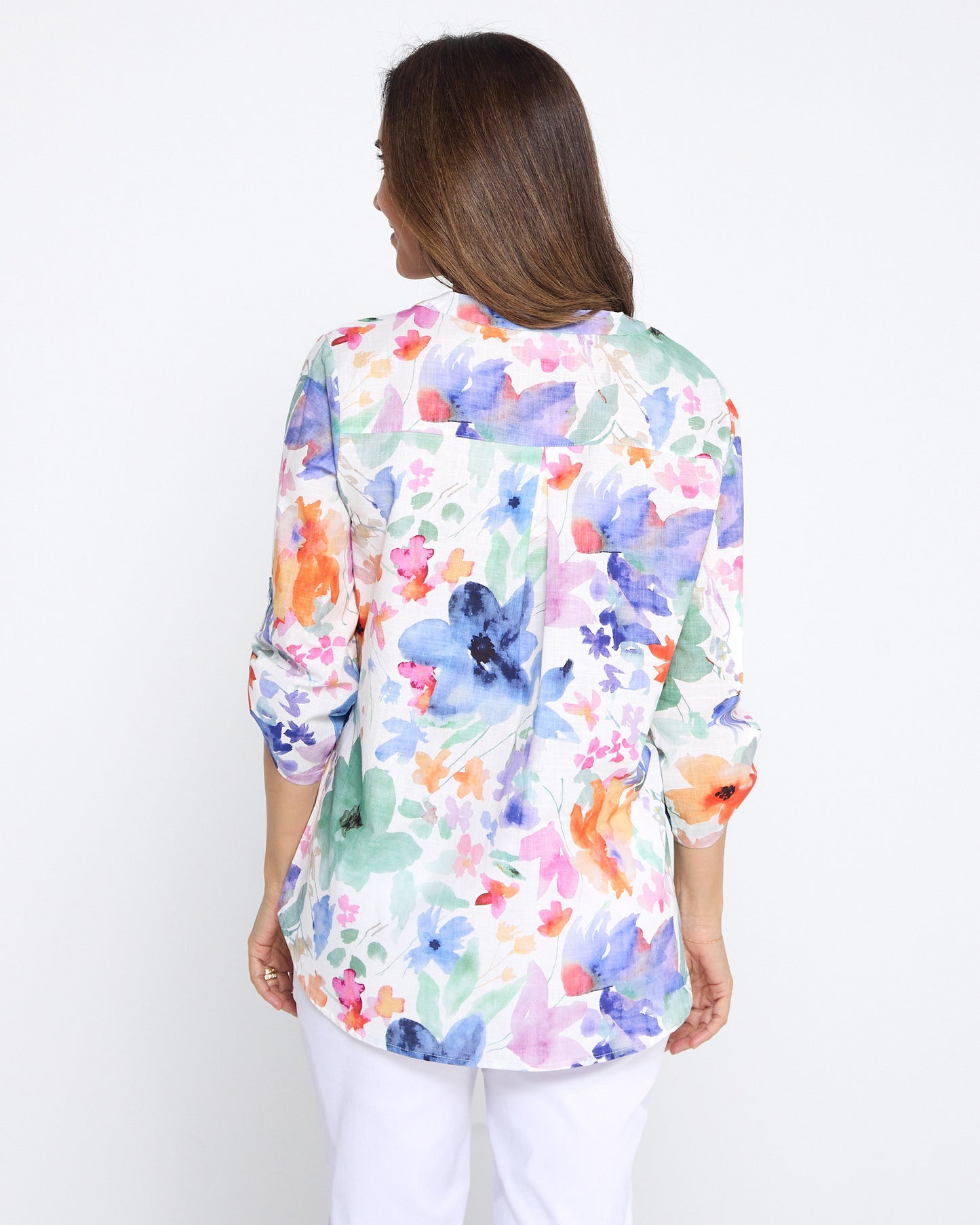 Parnell Blouse - Watercolour Floral