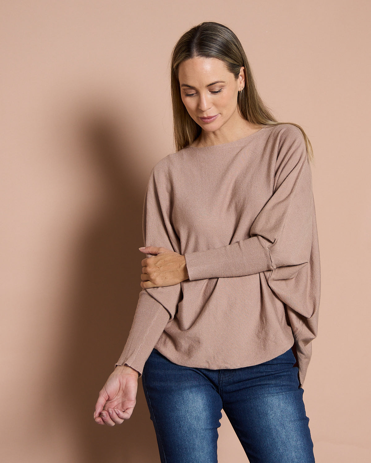 Georgie Knit Top - Mocha