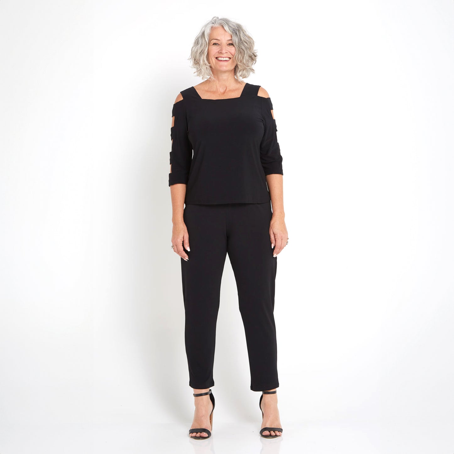 Gianna Ponte Pants Petite - Black