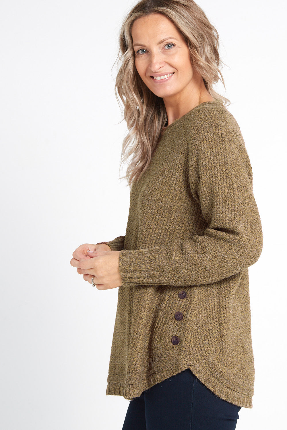 Paris Knit Jumper - Olive