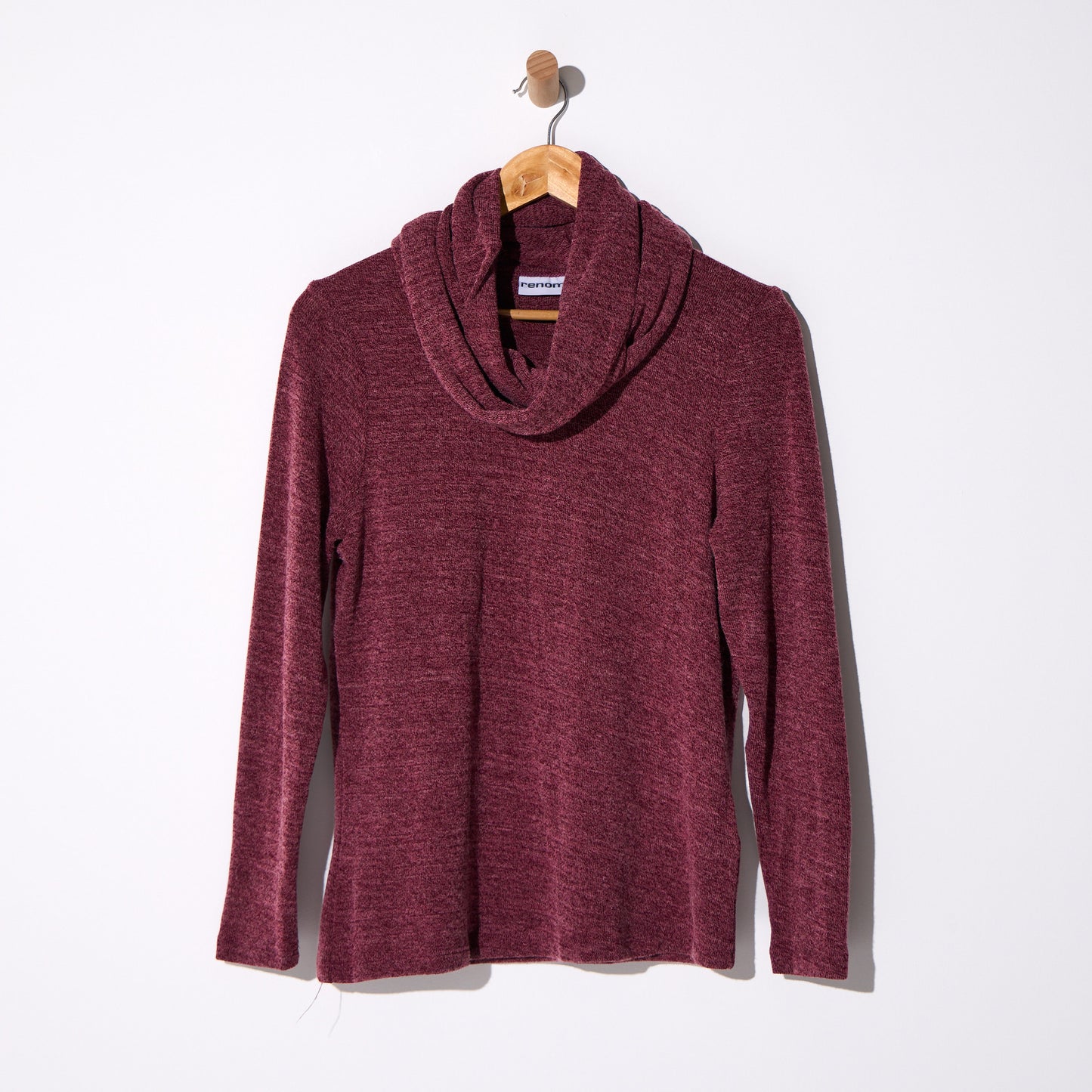 Lani Plain Knit Top & Snood - Wine