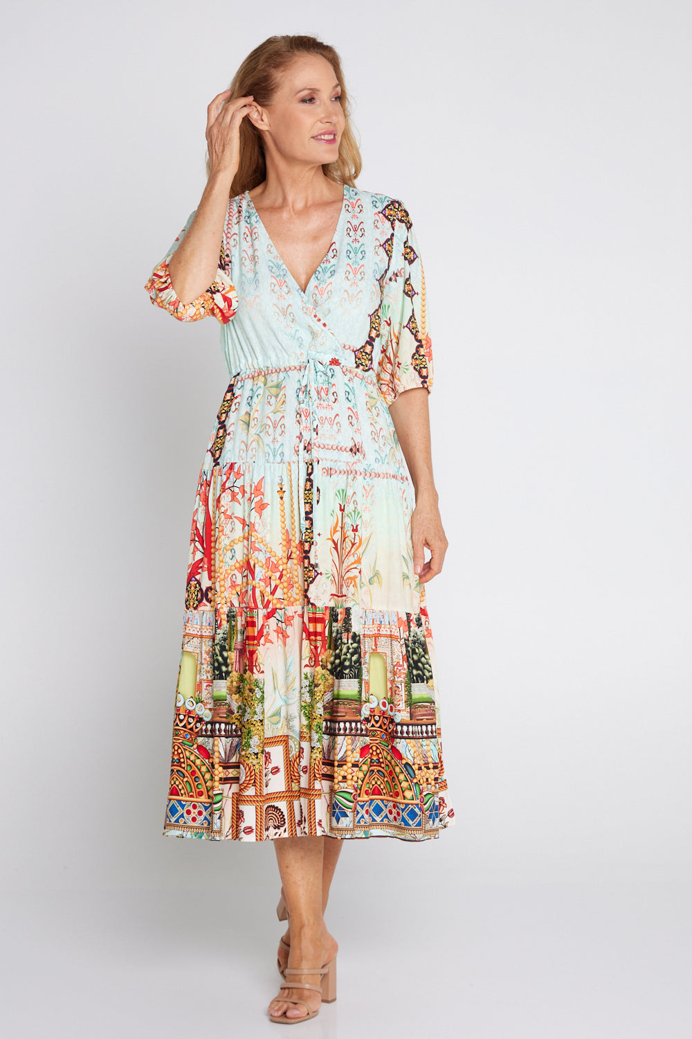 Layana Dress Bohemian Escape Fria Dress Mature Easy Fit