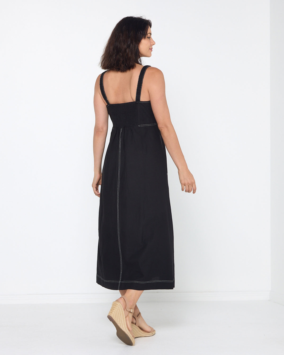 Bridgewater Strappy Dress - Black