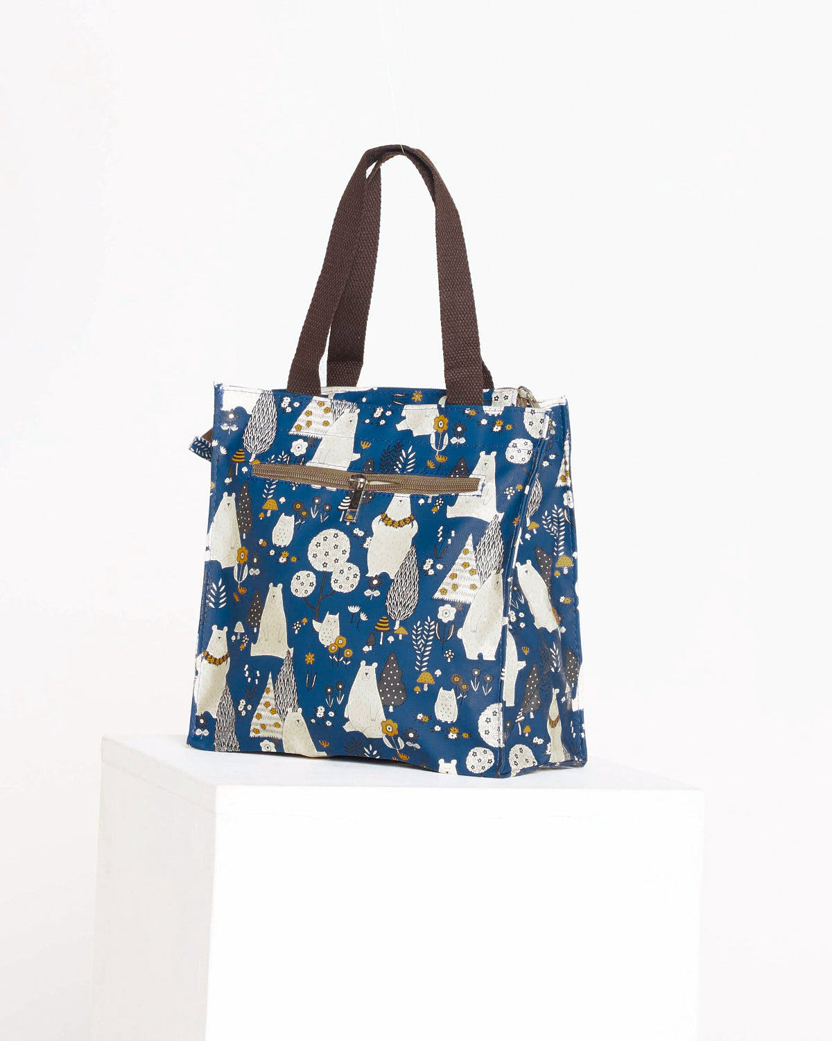 Woodland Bears Lunch Bag – Midnight Blue