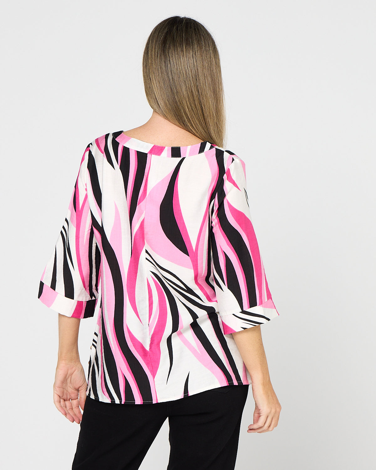 Brisa Top - Pink Flame