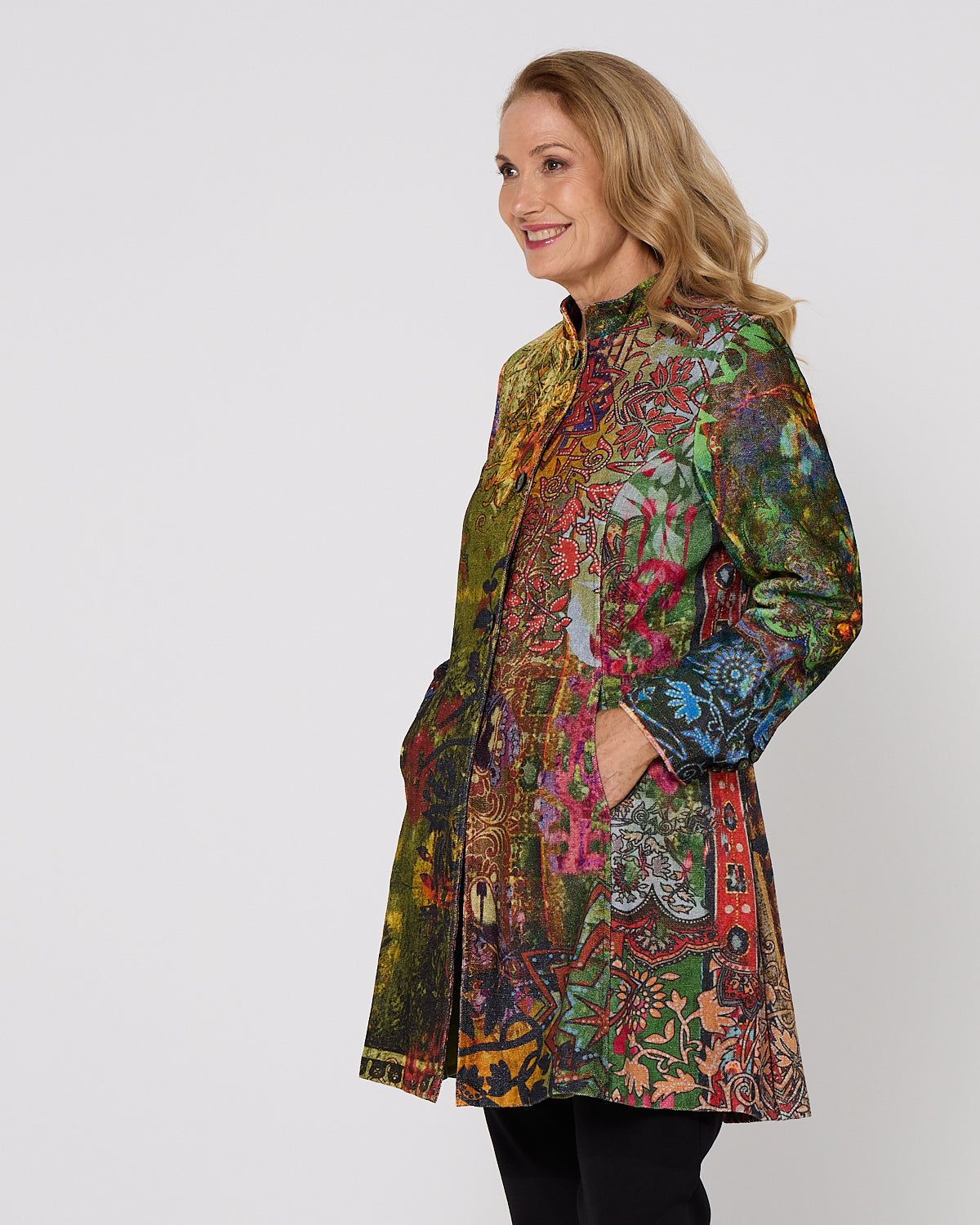 Spada Coat - Olive Print