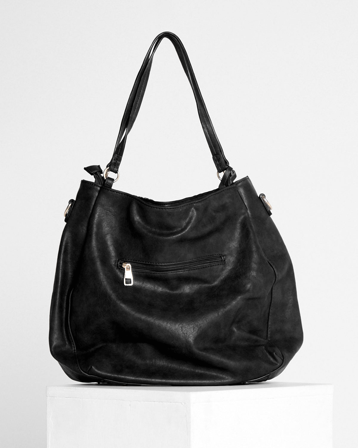 Mila Woven Bag - Black