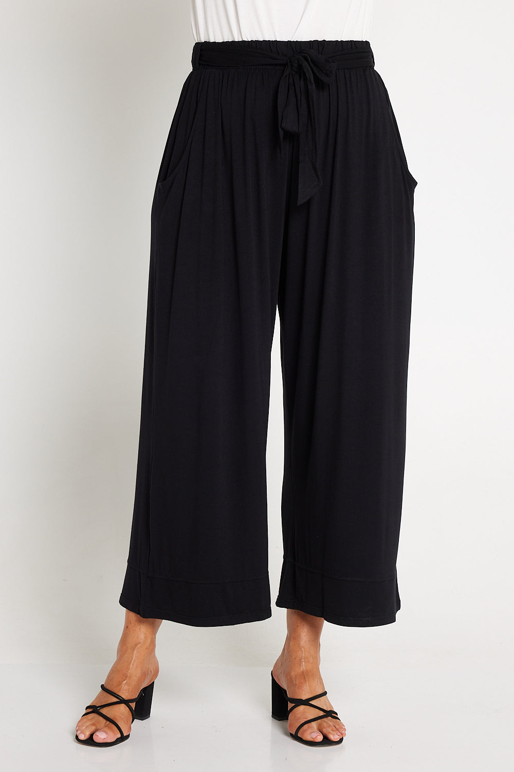 Moulin Wide Leg Pants - Black | Betty Basics Clothing for Women