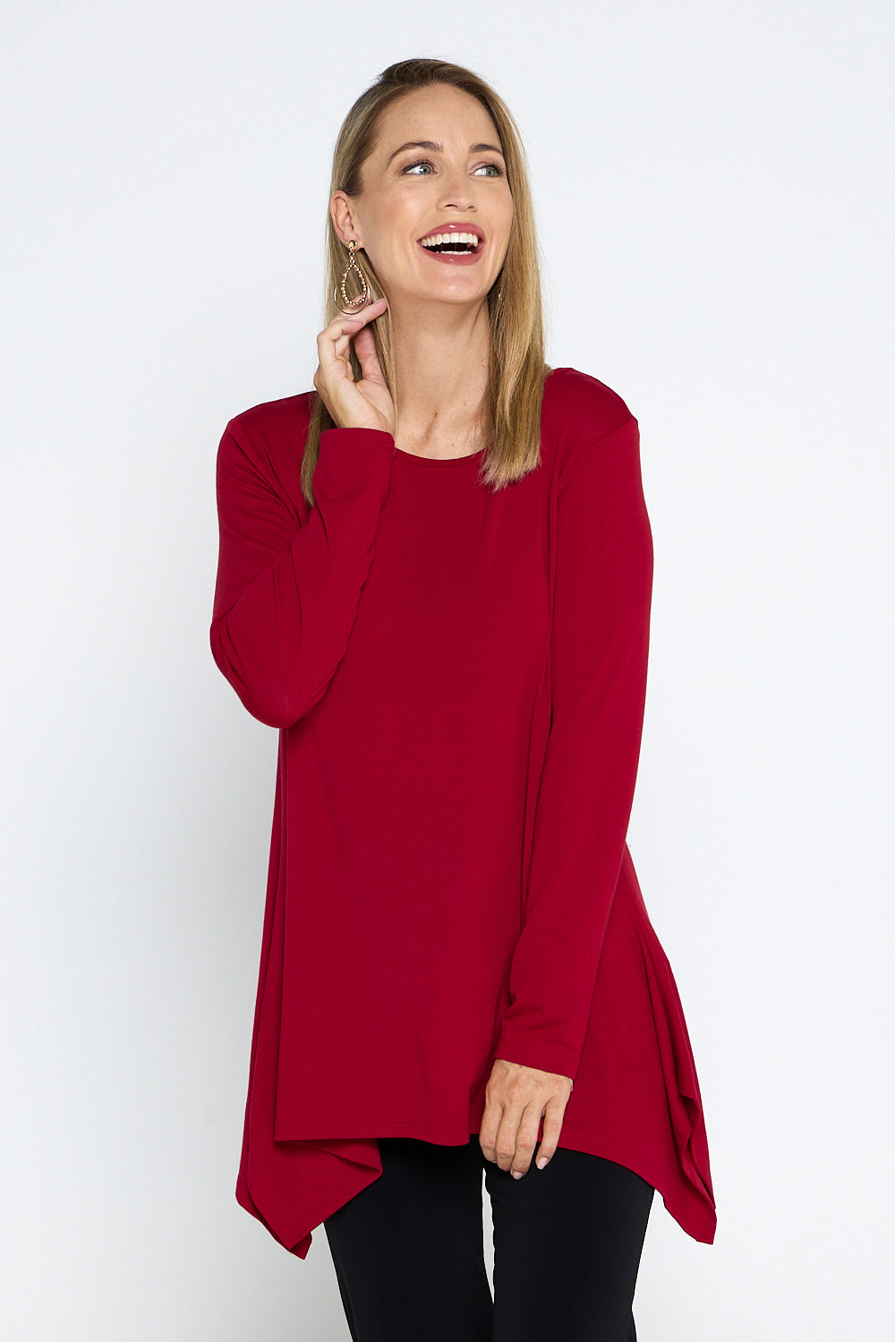 Andrea Winter Top - Red
