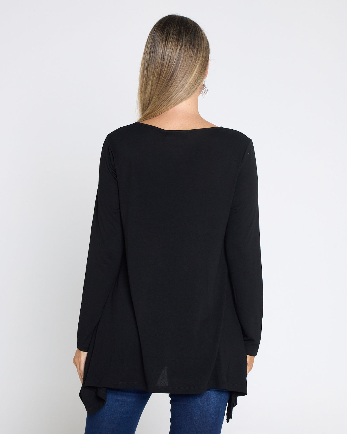 Andrea Long Sleeve Top - Black