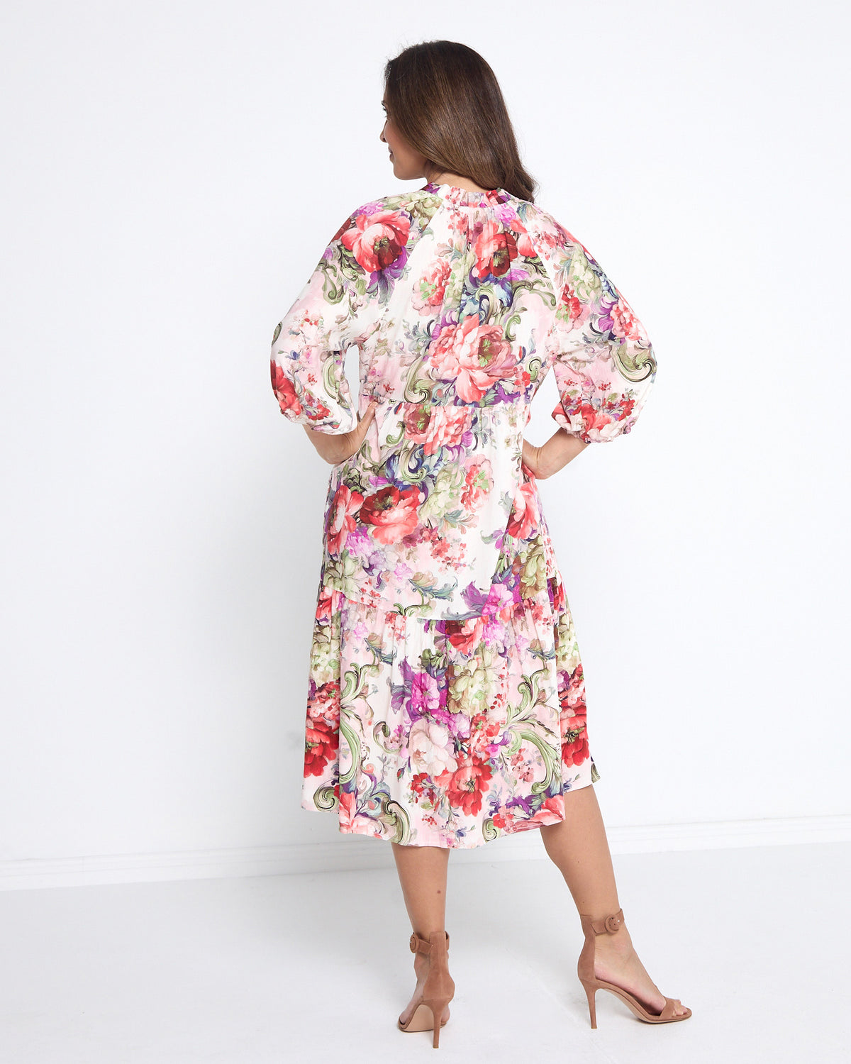 Kennedy Dress - Pink Floral