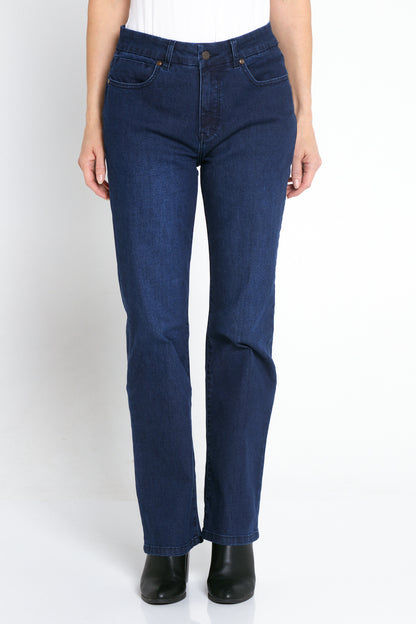 Orientique Wide Leg Jeans - Dark Denim