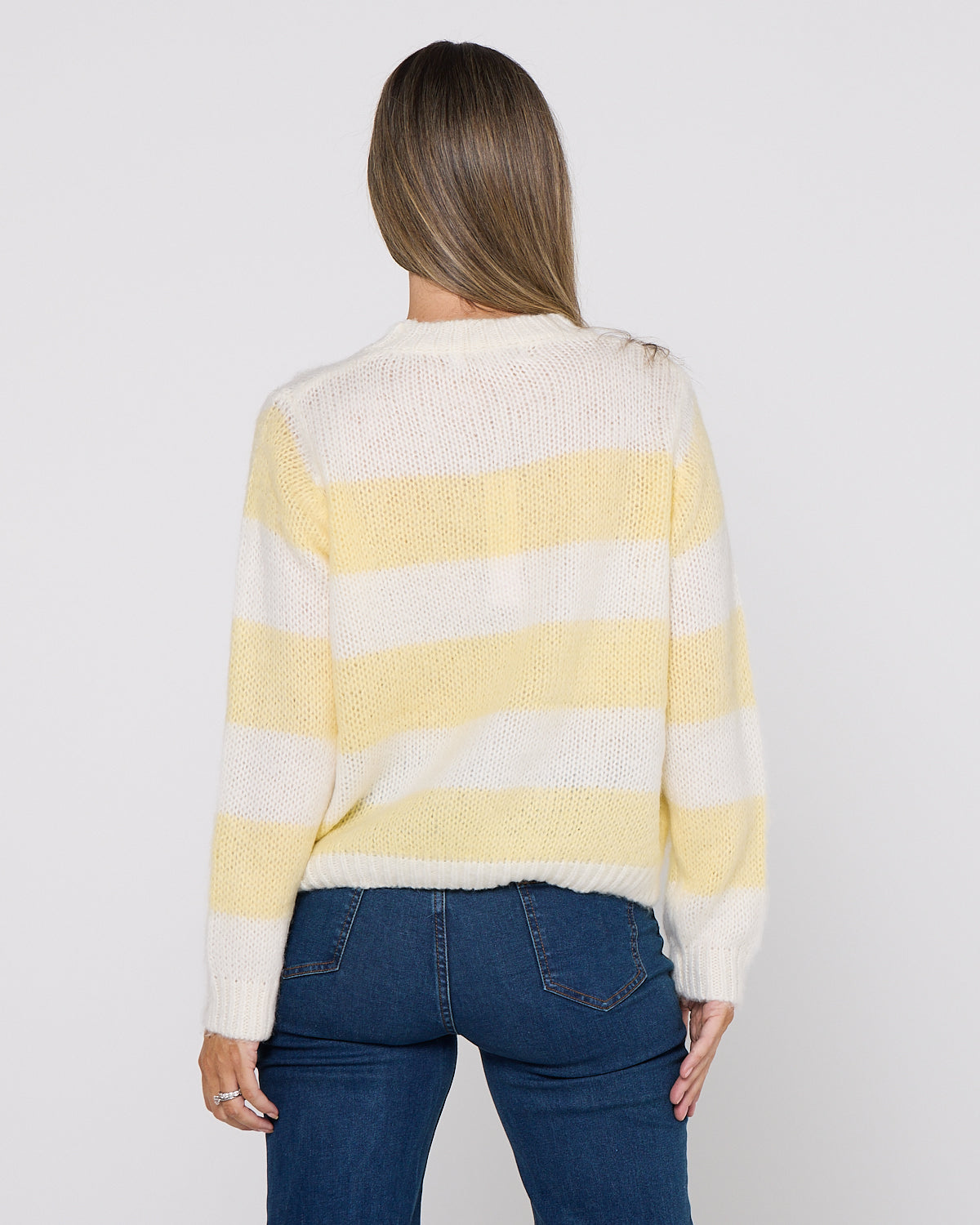 Pallas Stripe Jumper - Butter