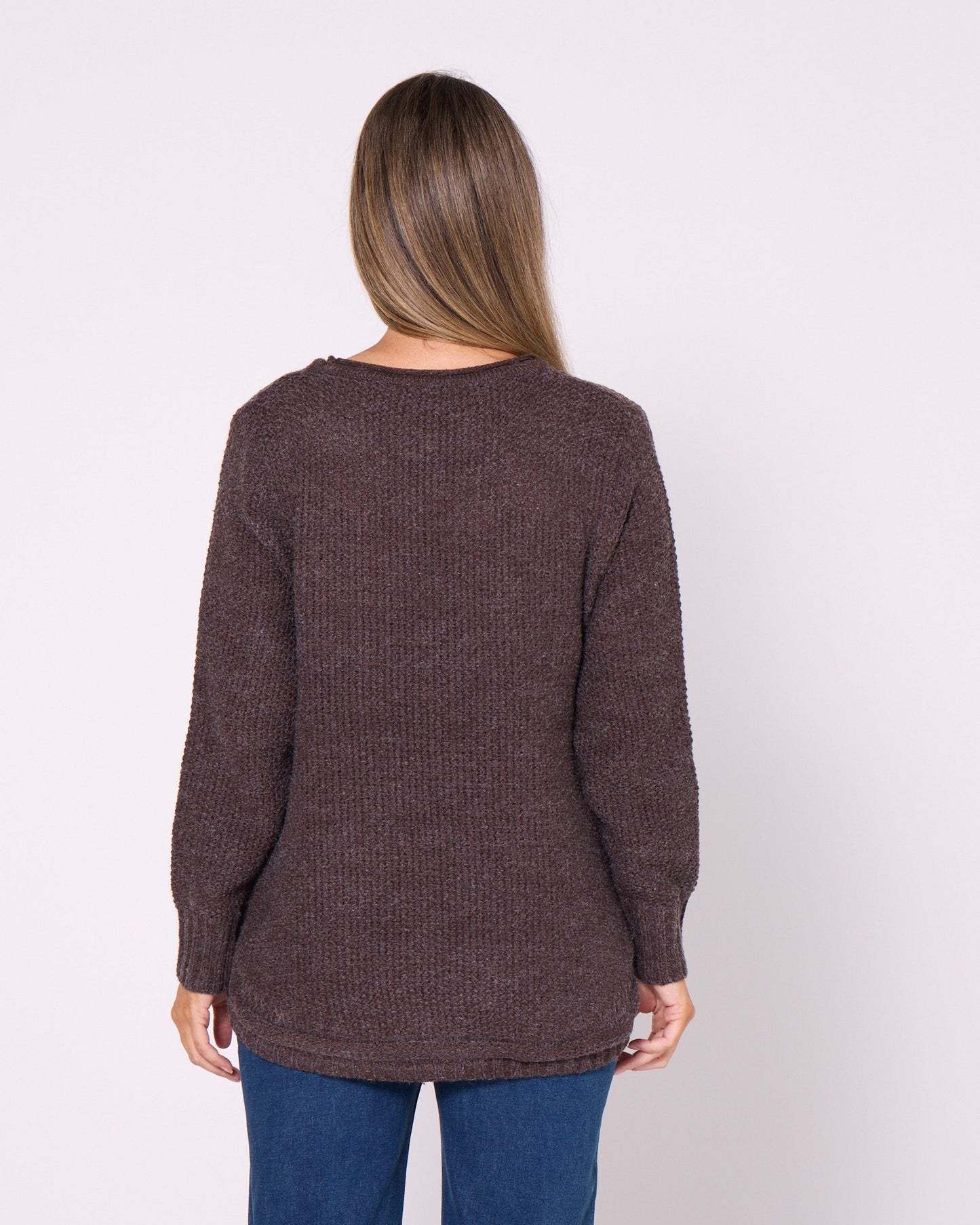 Paris Knit Jumper - Chocolate