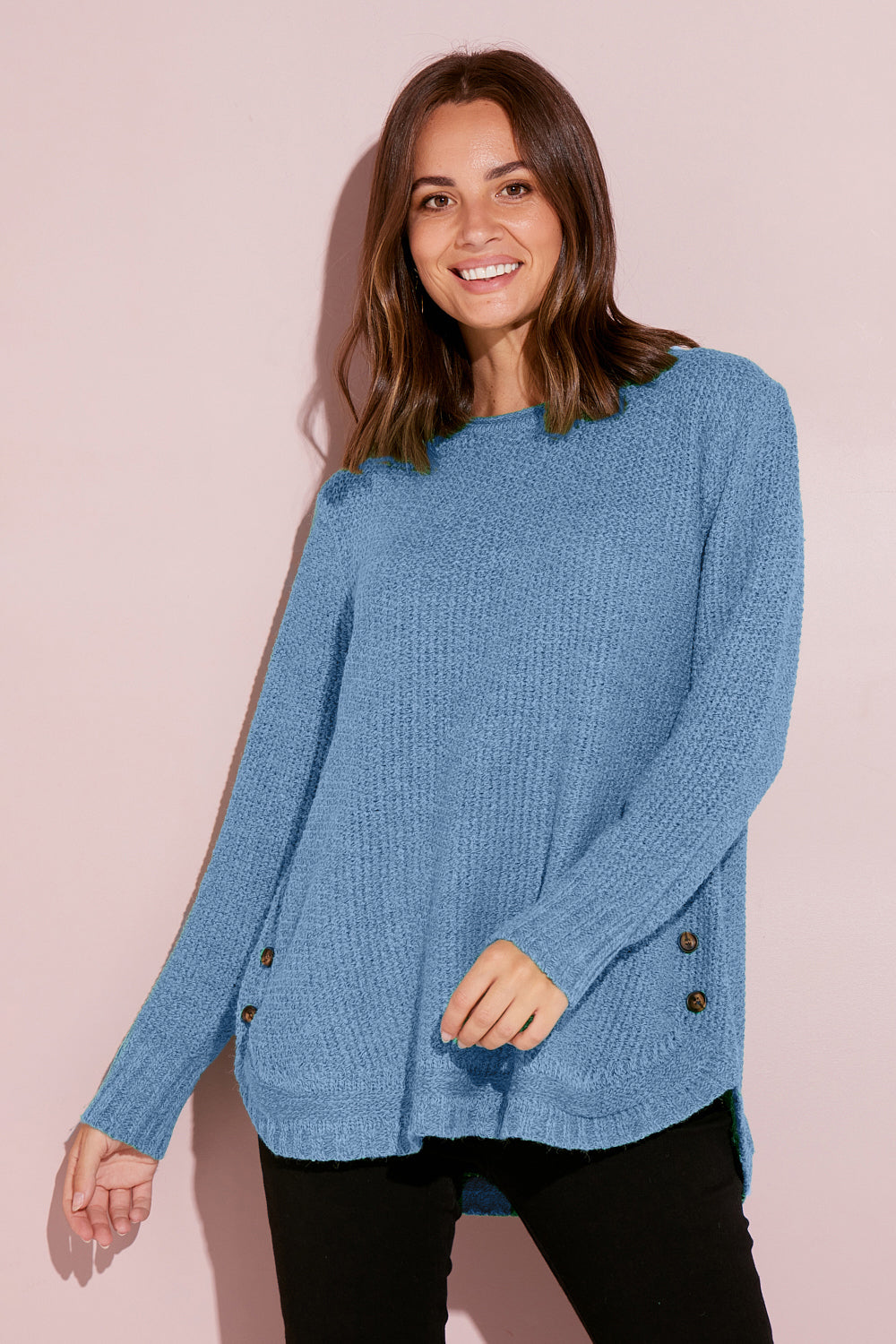 Paris Knit Jumper - Blue