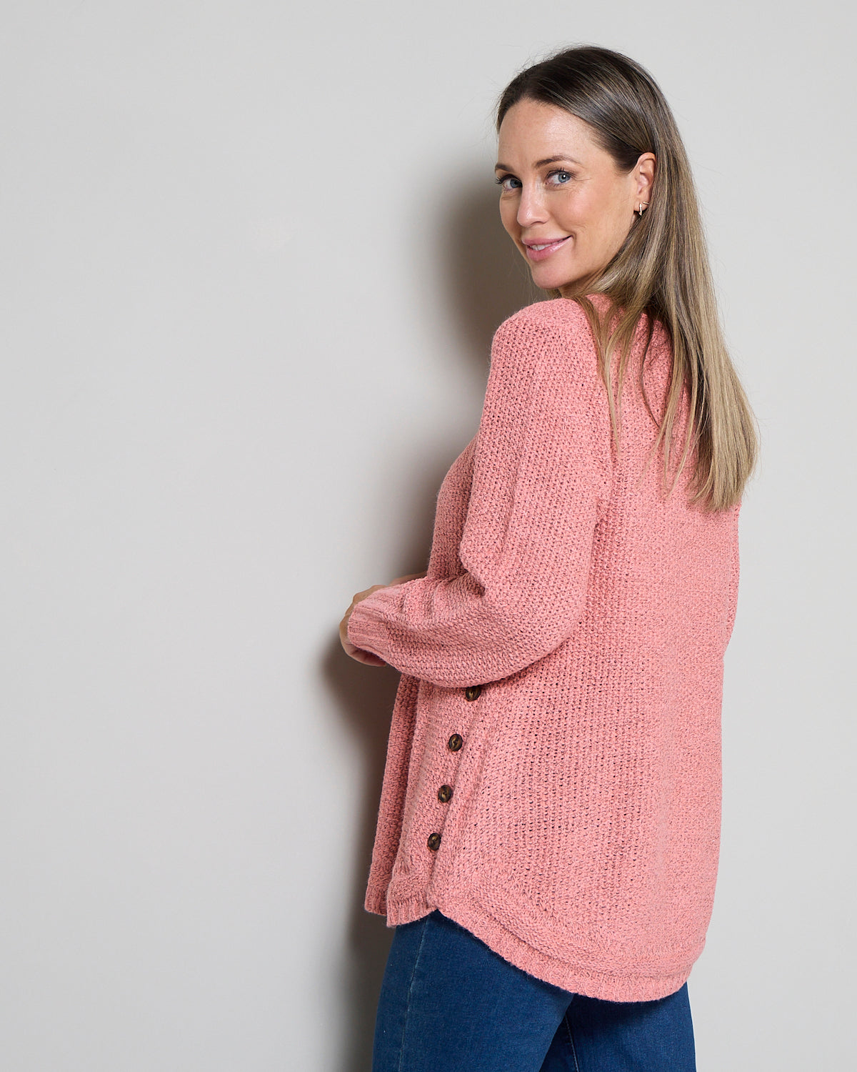 Paris Knit Jumper - Tea Rose