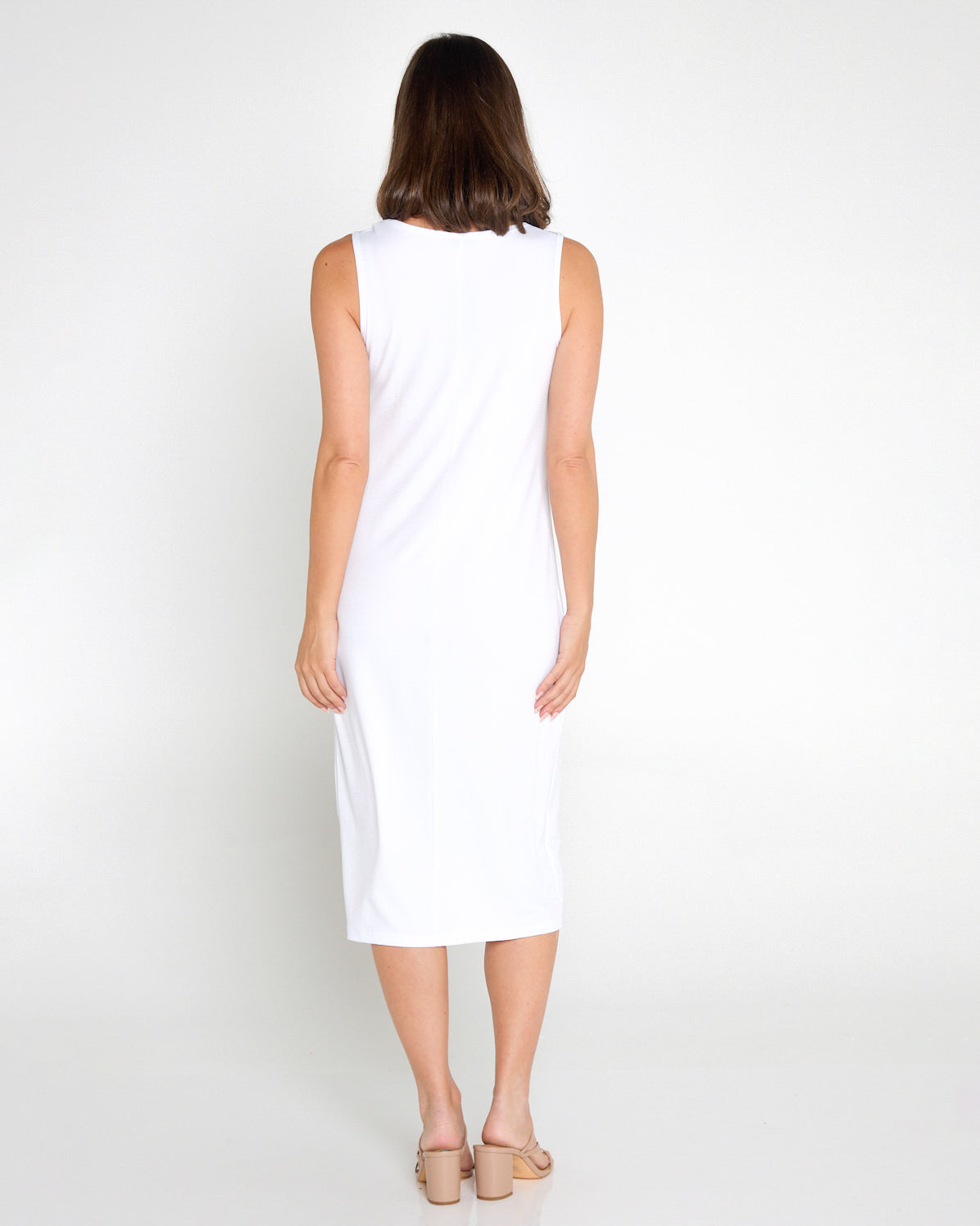 Petra Stretch Slip - White