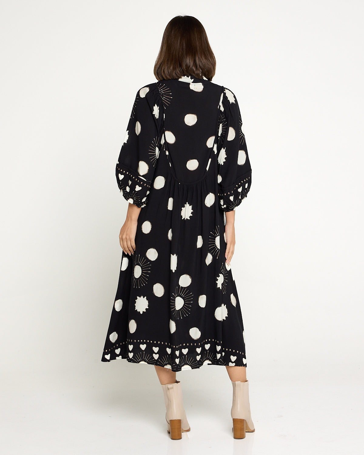 Rodgers Dress - Black Solar Spot