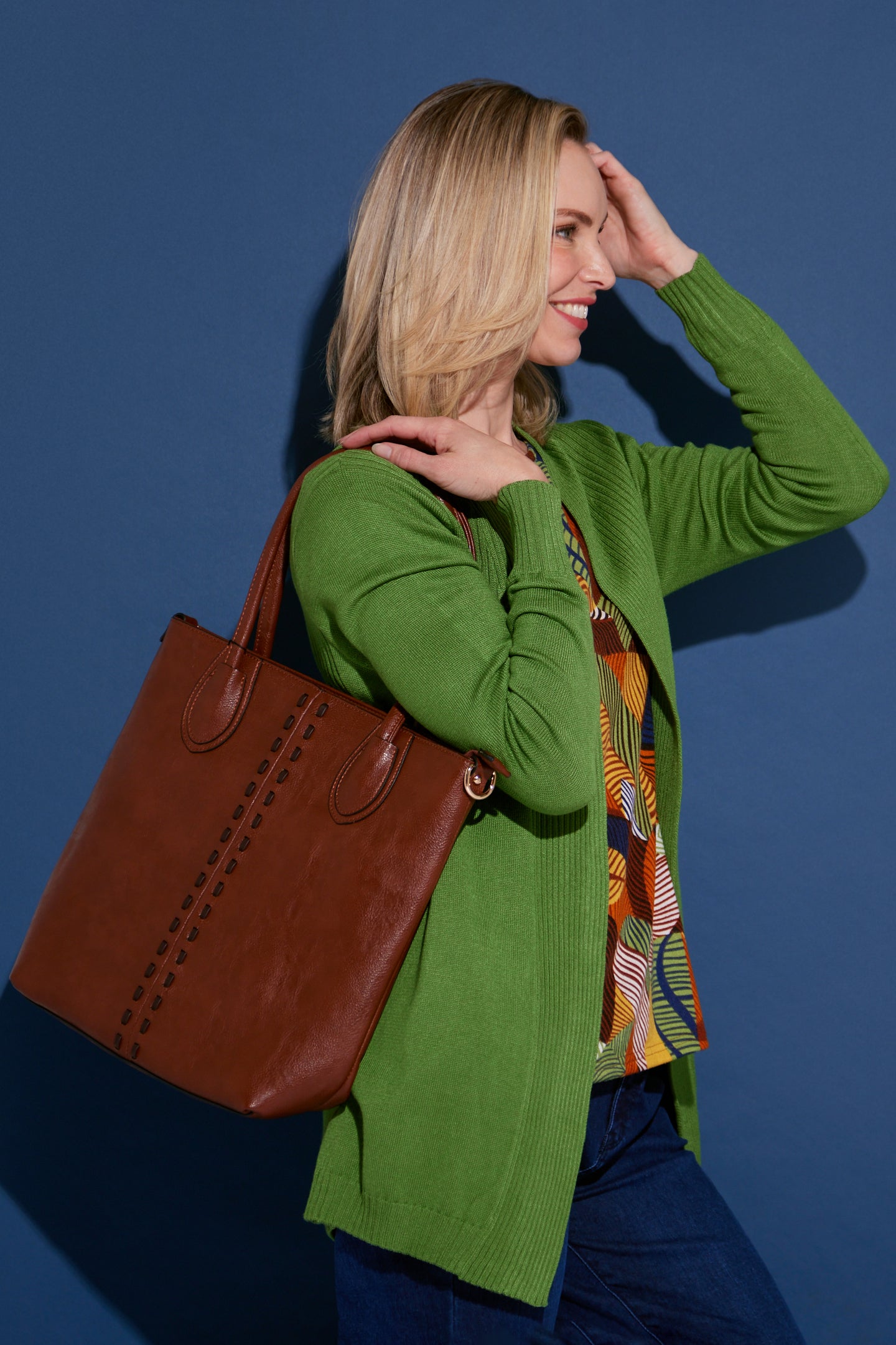 Olivia Tote Bag Clutch Coffee Ladies Fashion Bag TULIO Fashion