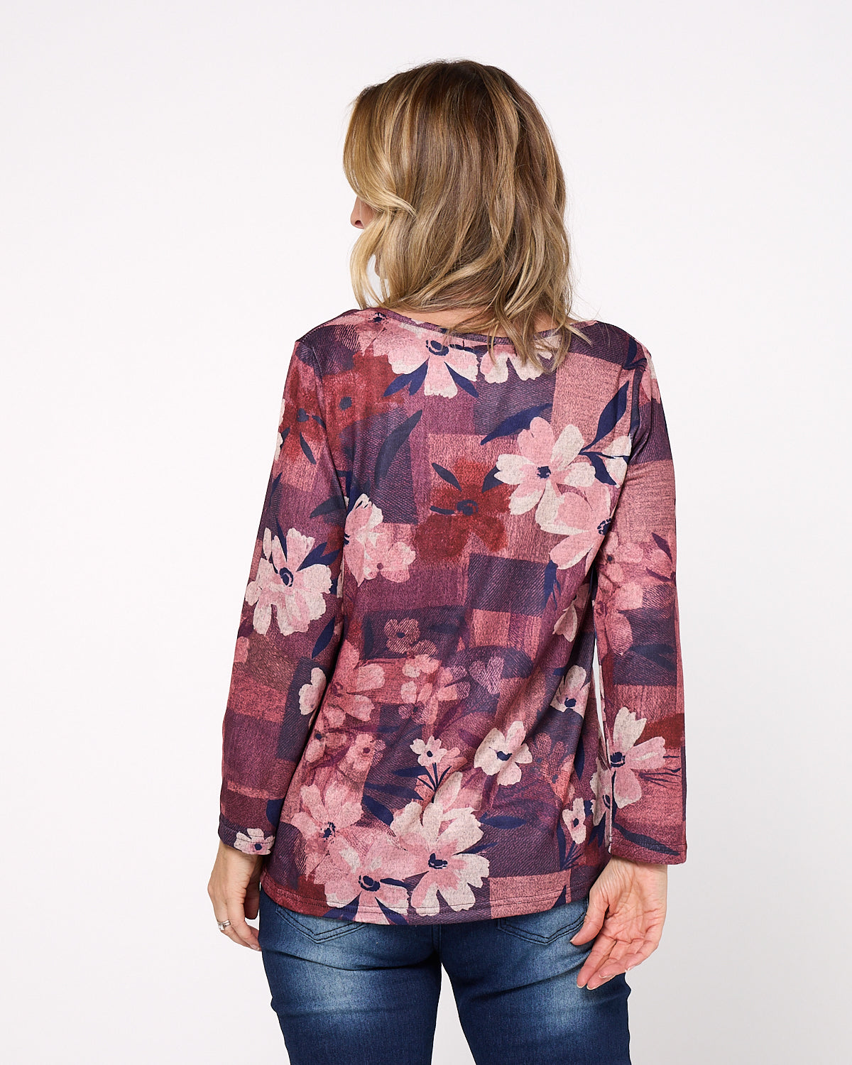 Rory Top - Floral Patchwork