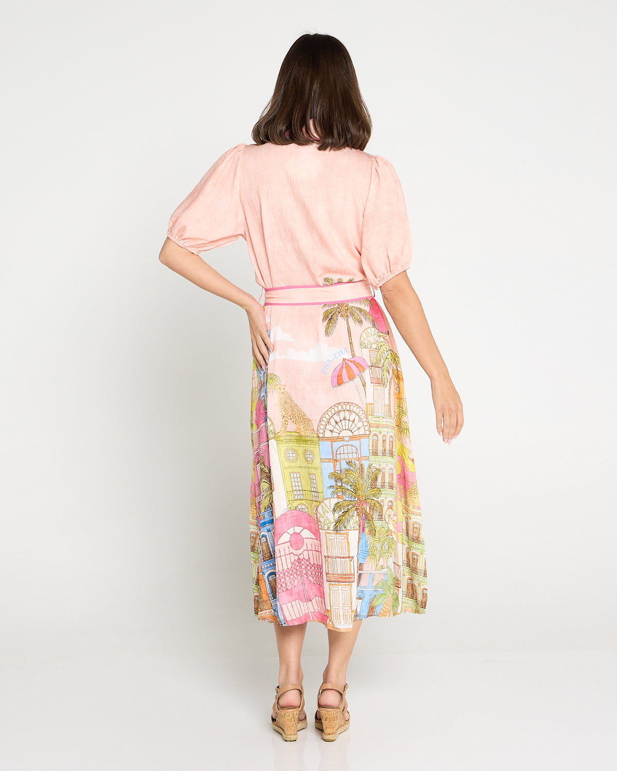 Ariana Shirt Dress - Cha Cha Print