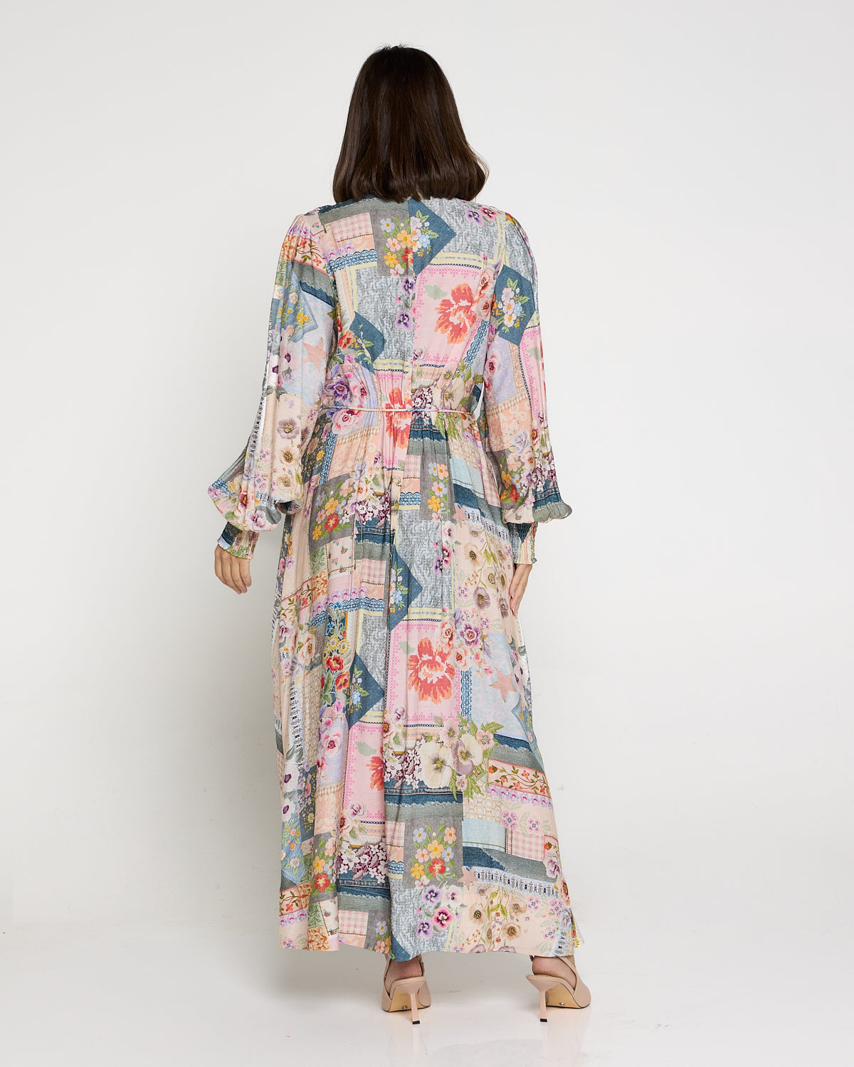 Bora Bora Maxi Shirt Dress - Springtime Countryside