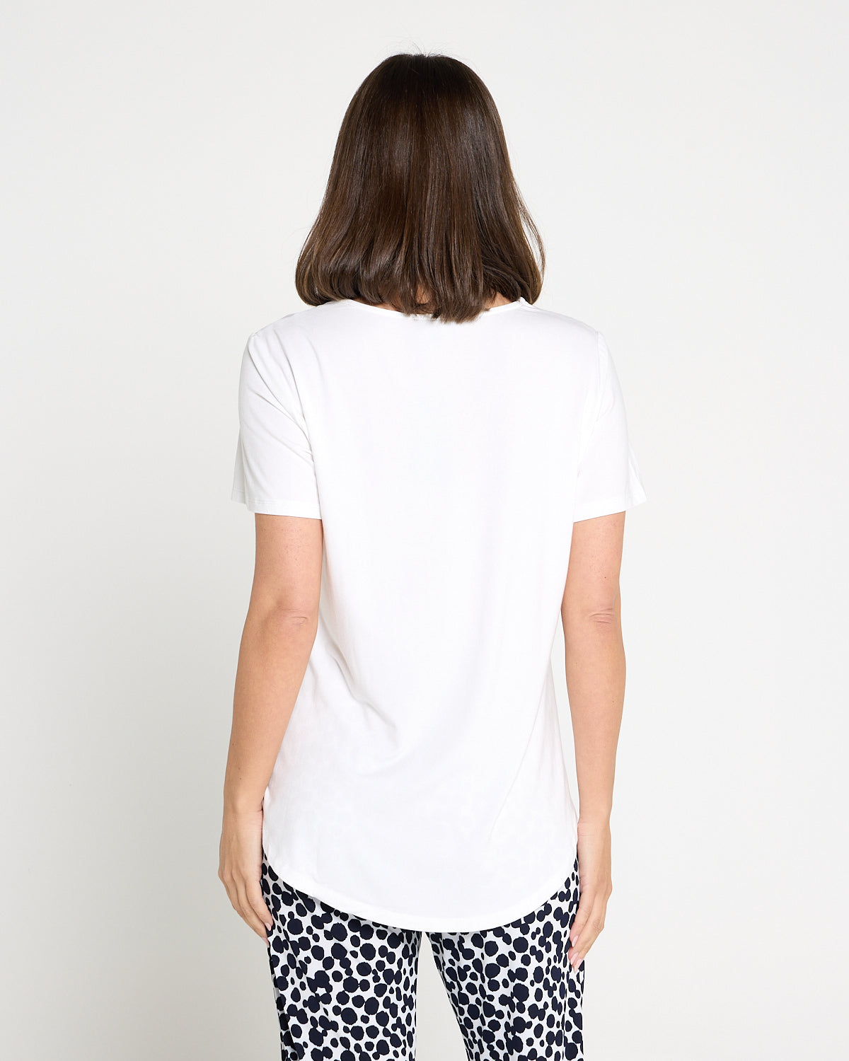 Athens Bamboo Tee - White