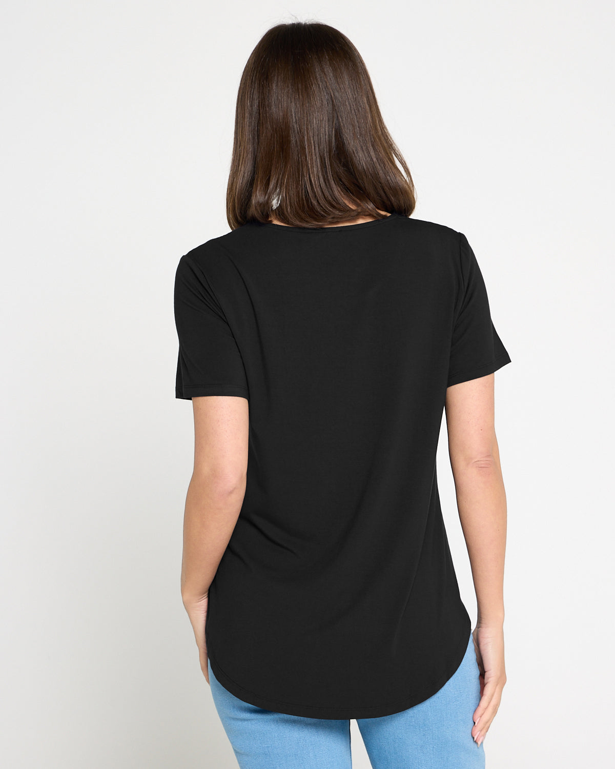 Athens Bamboo Tee - Black
