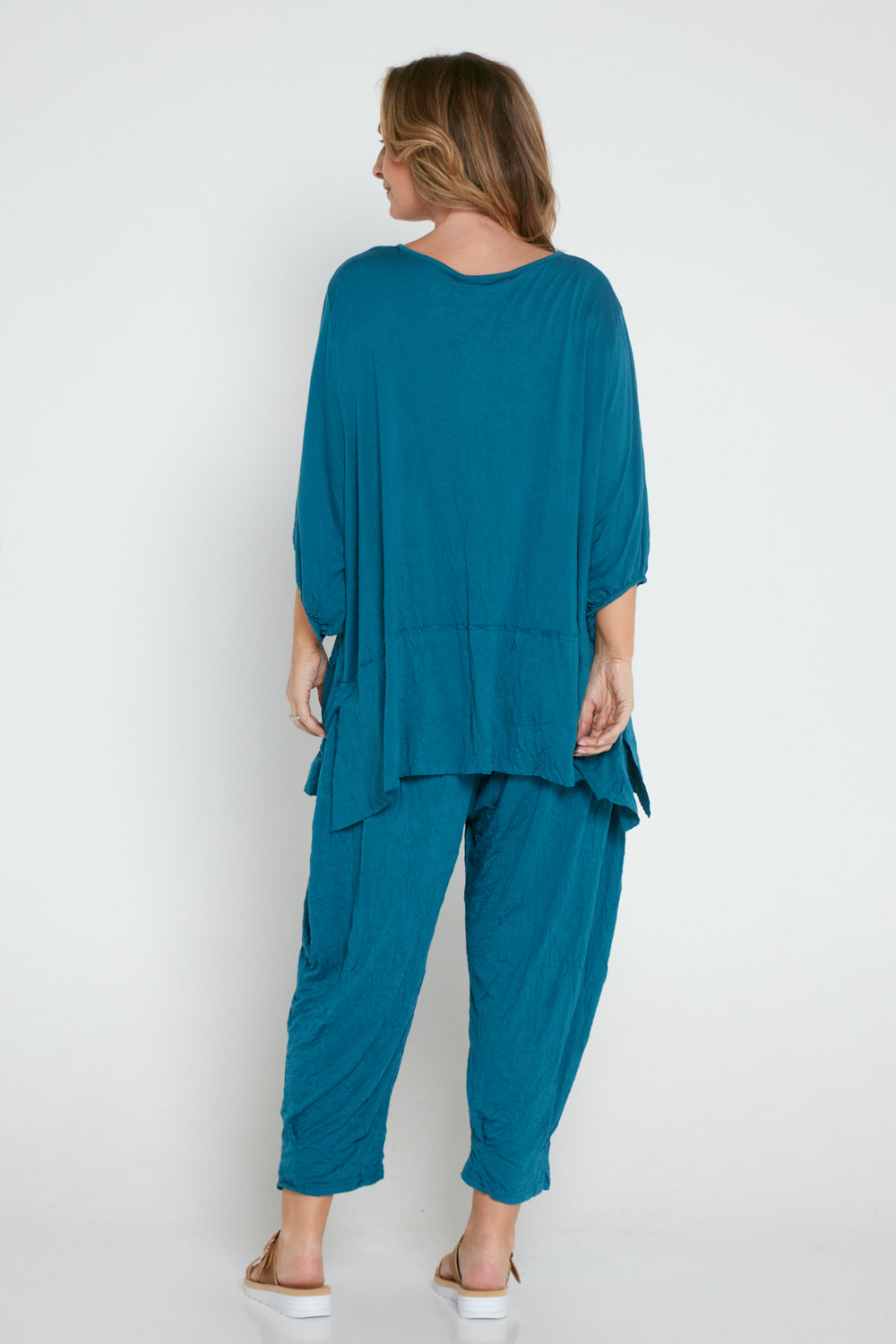 Sanders Cotton Top - Teal