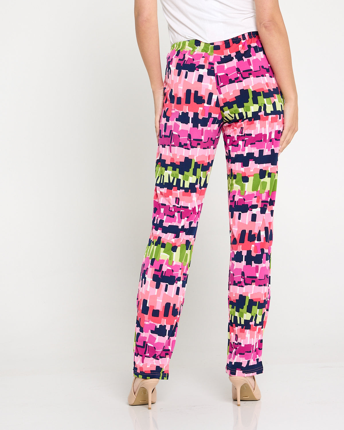 Gianna Printed Pants - Electric Mosaic