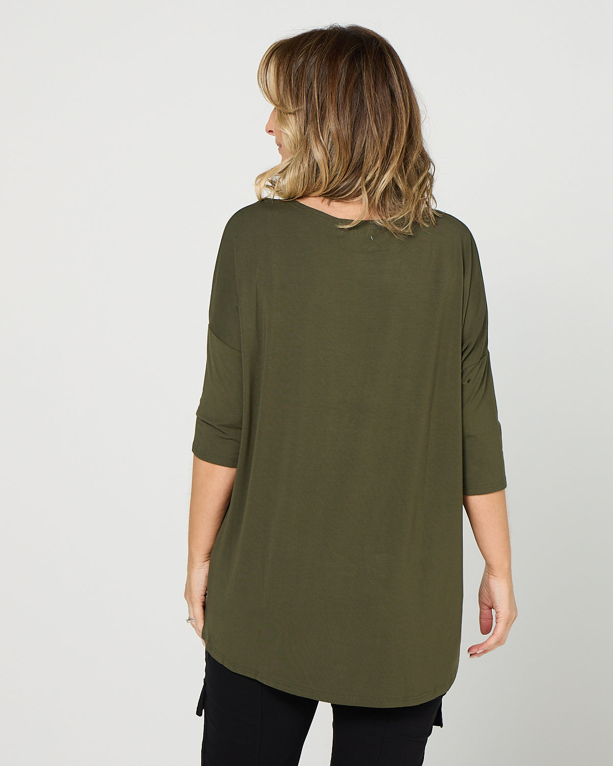 Irena Bamboo Top - Khaki