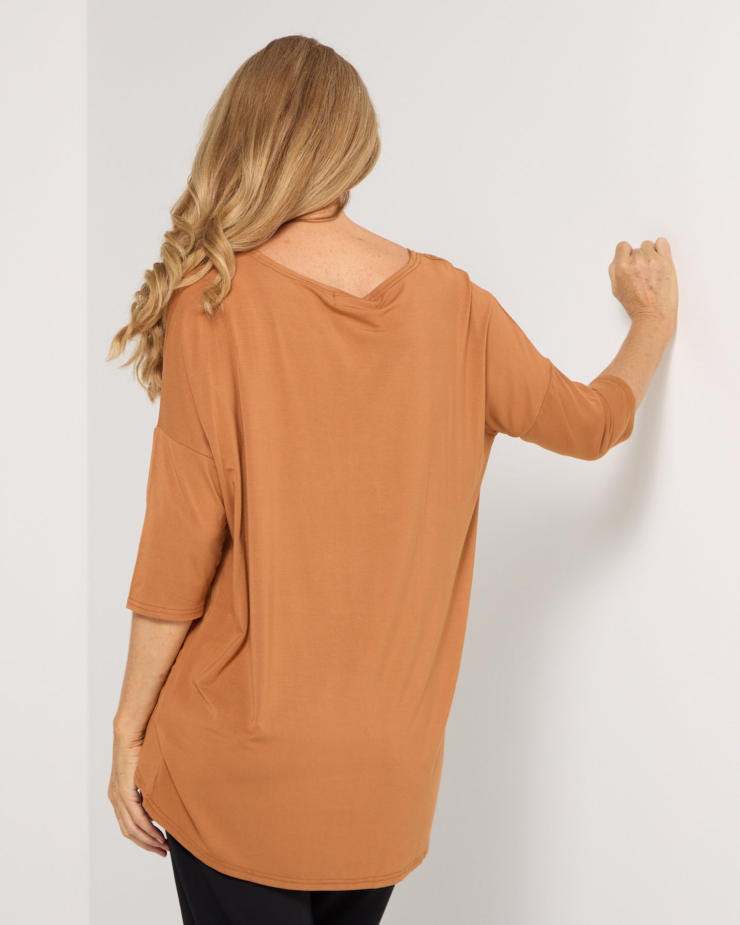 Irena Bamboo Top - Rust