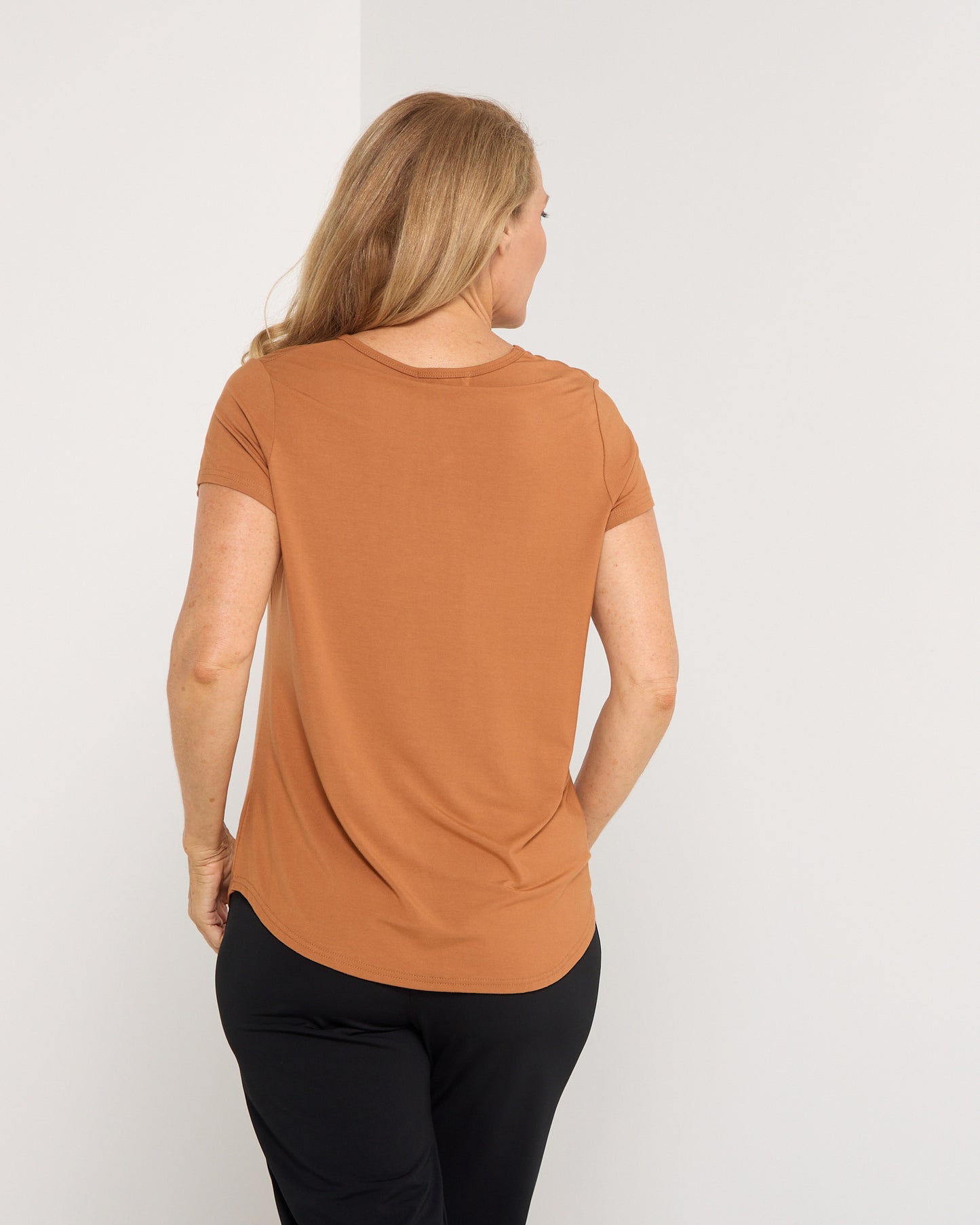 Bamboo Tee - Rust