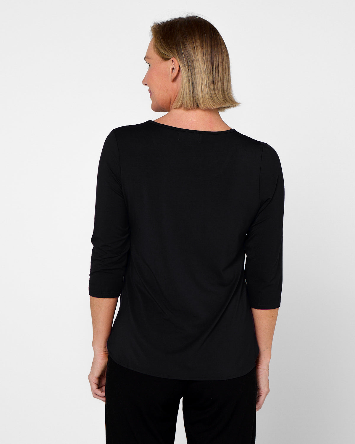 Charlie Bamboo Top - Black