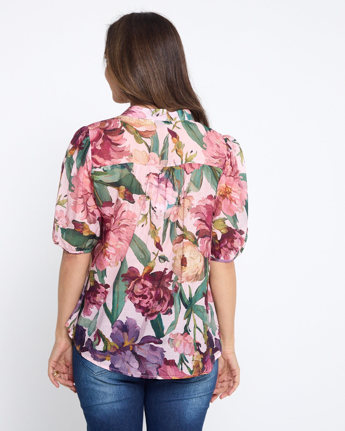 Helena top - Soft Pink Floral