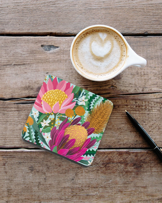 Bushland Botanicals Cork-Backed Coasters (4 Pack)