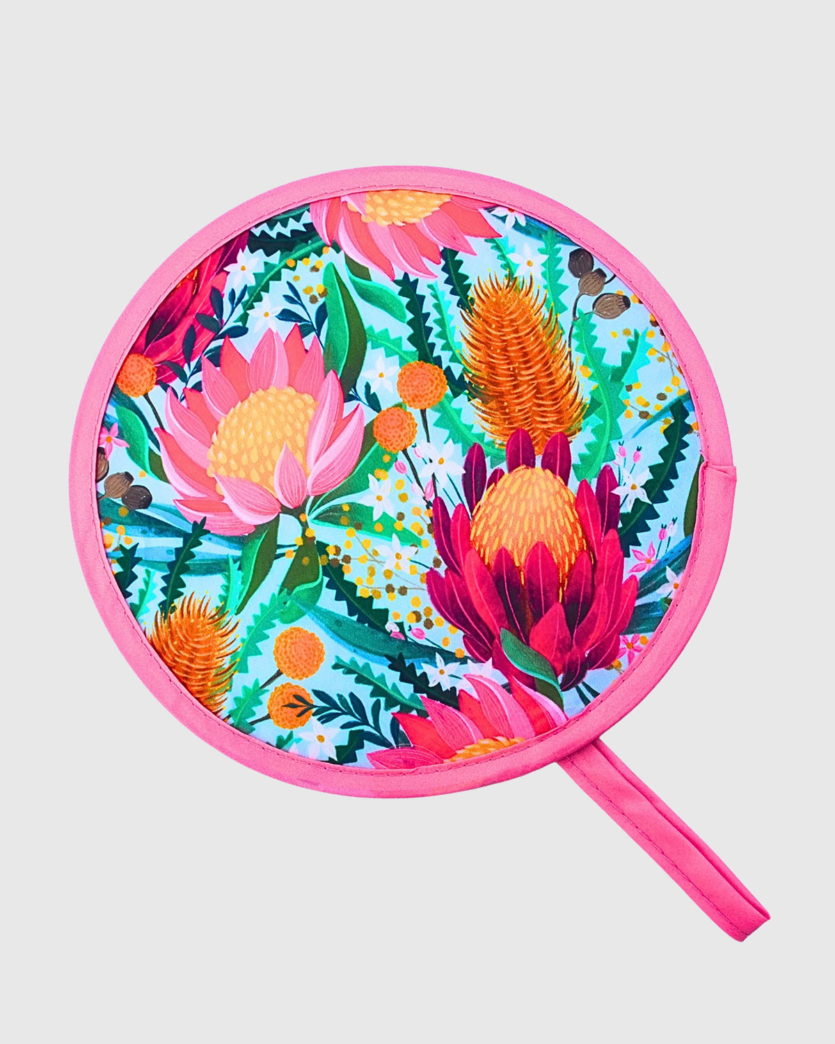 Eco-Friendly Wild Protea Twist Fan